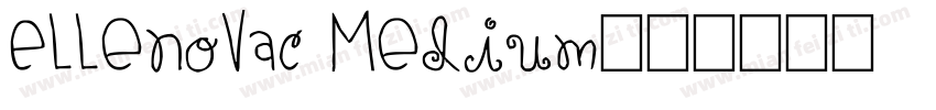 ElleNovaC Medium字体转换